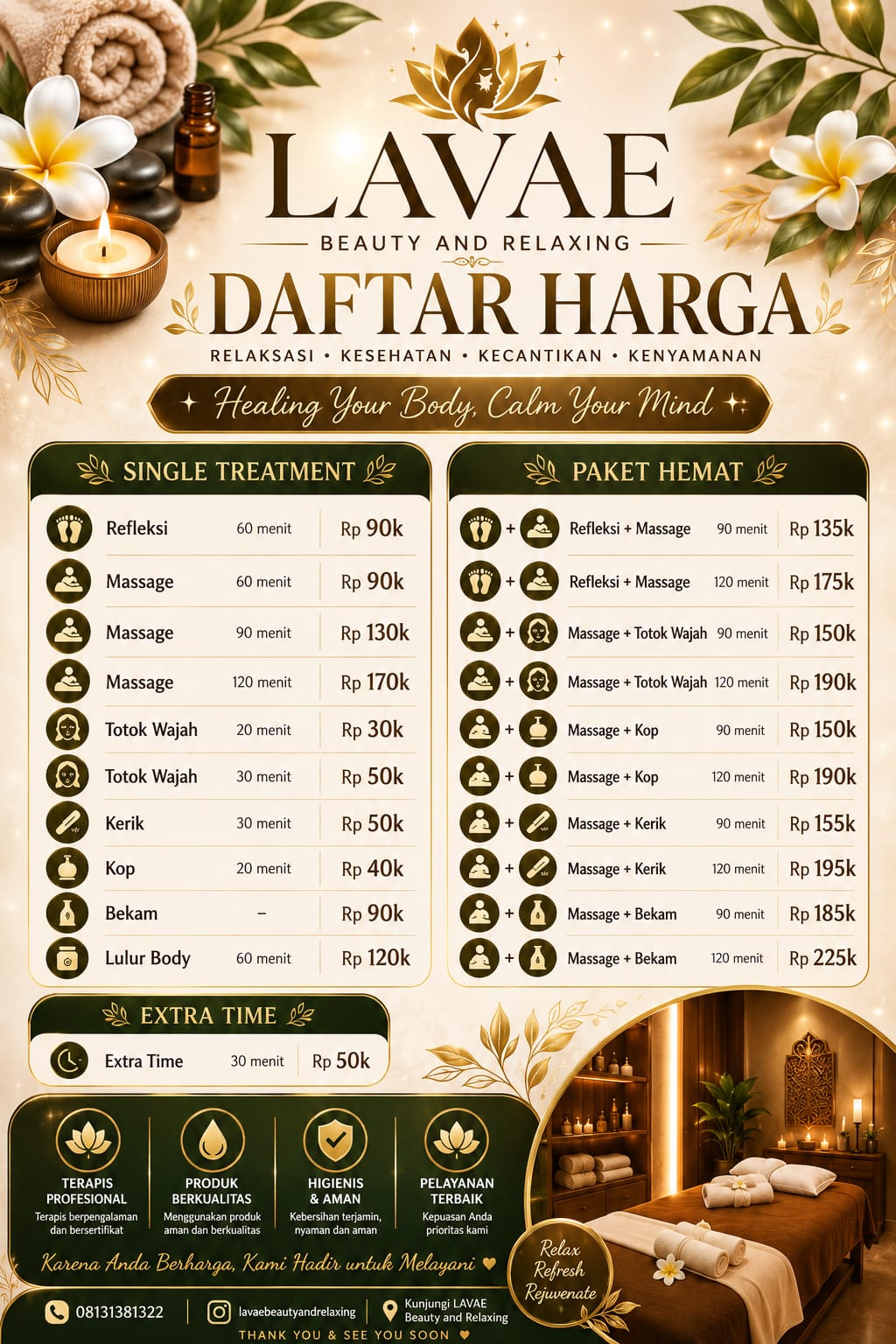 Price List LAVAE Beauty 2