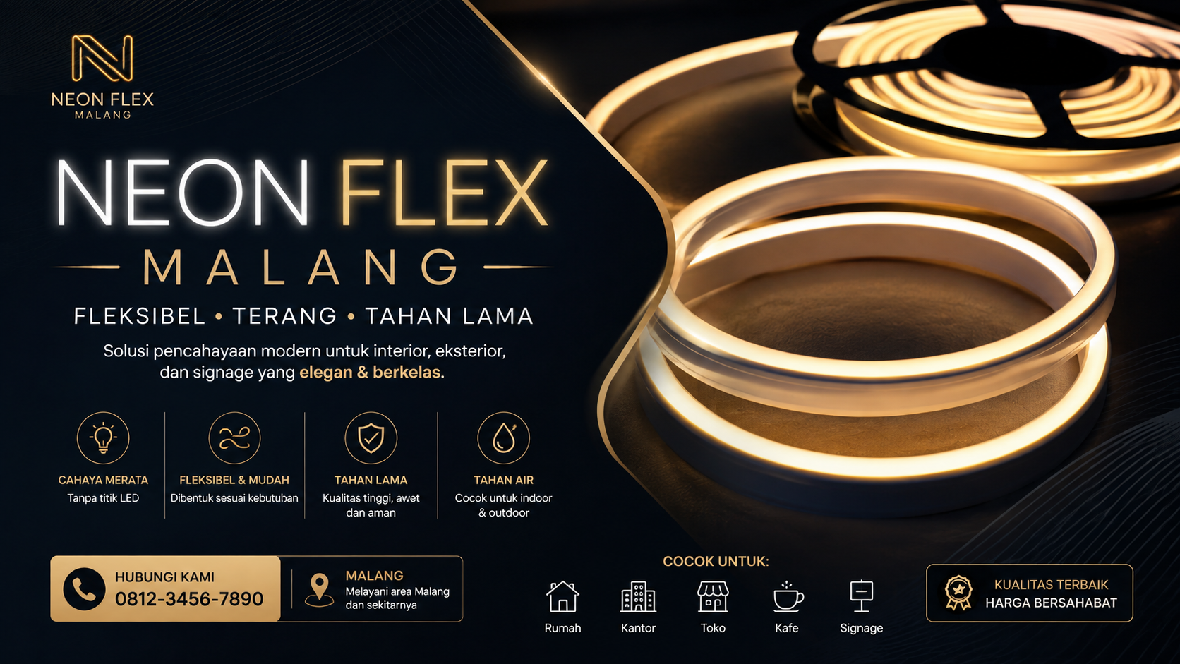 Neon Flex Malang Hero Banner