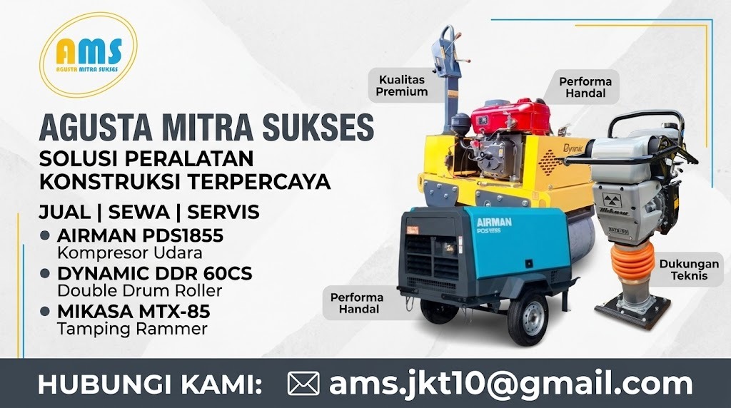 Solusi Jual dan Sewa Alat kontruksi PT Agusta Mitra Sukses