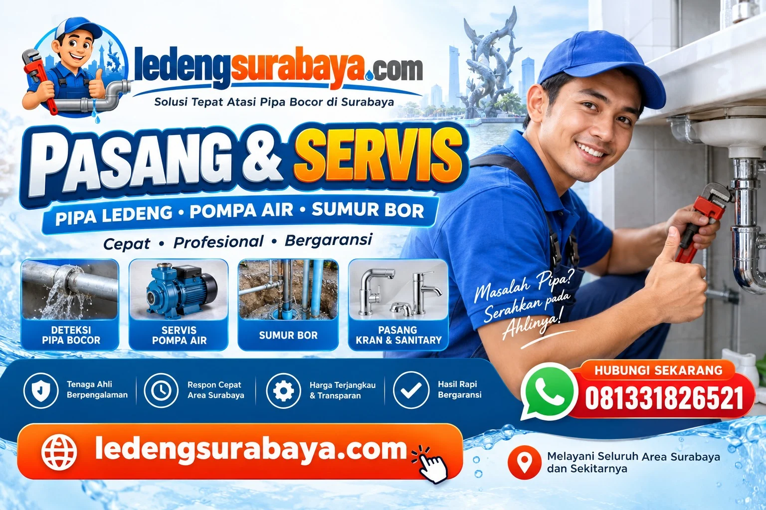 Pasang & Servis Instalasi Pipa