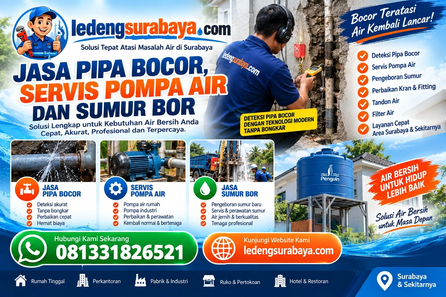 Perbaikan & Servis Pipa Ledeng Surabaya