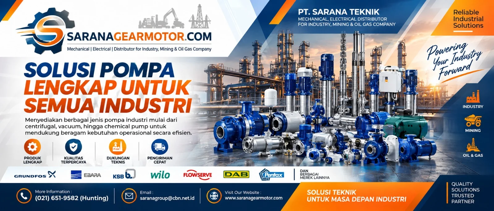 Equipment Industri PT Sarana Teknik