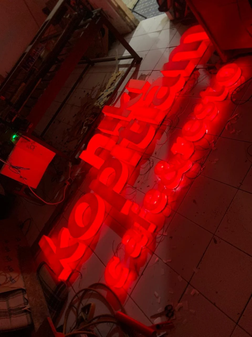 Hasil kerja Neon Flex Malang 1