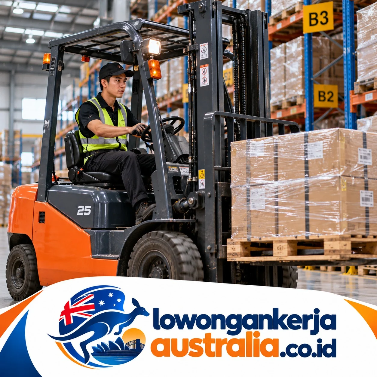 Staf Warehouse & Forklift Driver