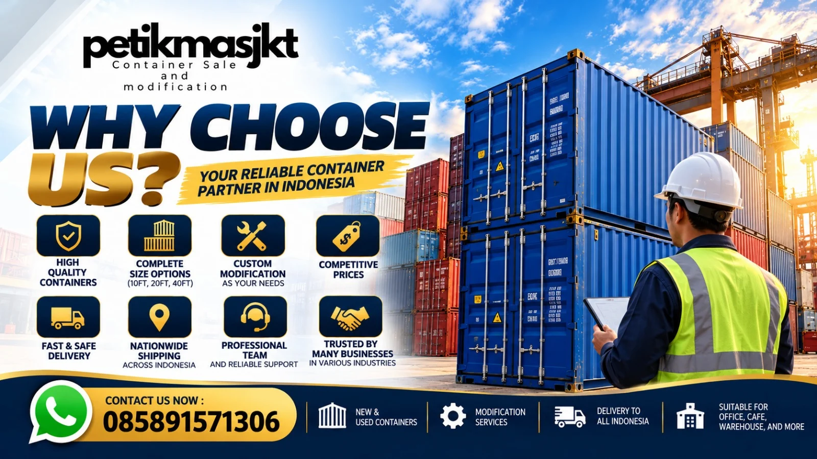 PETIKMAS JKT Superior Stock Container